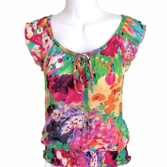 Allison Taylor Tops - Semi Sheer Blouse by Allison Taylor